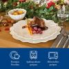 imageVilleroy ampamp Boch  Toys Delight Royal Classic Plate Set 8 Pieces Tableware Set for 4 People Breakfast Plates Dinner Plates Christmas Plates Premium Porcelain DishwasherSafe MicrowaveSafeWhite