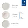 imageVilleroy ampamp Boch  Toys Delight Royal Classic Plate Set 8 Pieces Tableware Set for 4 People Breakfast Plates Dinner Plates Christmas Plates Premium Porcelain DishwasherSafe MicrowaveSafeWhite