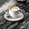 imageVilleroy ampamp Boch Manufacture Rock Blanc White Premium Porcelain Espresso and Mocha Cup Dishwasher Safe