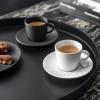 imageVilleroy ampamp Boch Manufacture Rock Blanc White Premium Porcelain Espresso and Mocha Cup Dishwasher Safe