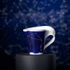 imageVilleroy ampamp Boch NewWave Stars Mug with Handle Elegant Cup with Aries Design Premium Porcelain Dishwasher Safe WhiteBlue 300 mlLibra