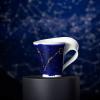 imageVilleroy ampamp Boch NewWave Stars Mug with Handle Elegant Cup with Aries Design Premium Porcelain Dishwasher Safe WhiteBlue 300 mlPisces