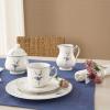 imageVilleroy ampamp Boch Vieux Luxembourg Tea Cup Saucer 6 in Premium Porcelain WhiteBlue19cm