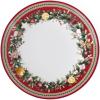 imageVilleroy ampamp Boch Porcelain Multicolour 27 x 292 x 85 cm Christmas theme Dinner PlateChristmas Theme