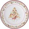 imageVilleroy ampamp Boch Winter Bakery Delight UnderPlate RedMulticoloured Wax Gold One Size Christmas Tree