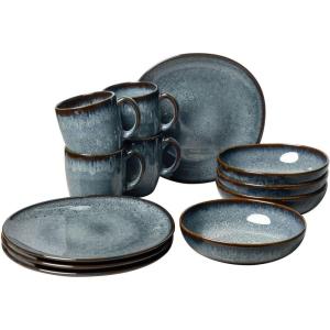 imageVilleroy ampamp Boch Tableware Lave Grey 12piece