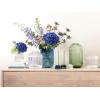 imageVilleroy ampamp Boch Fleur Blue Candleholder 2in1 Blue Glass Candleholder for Tea Lights and PillarTaper Candles HandCrafted Decorative Homeware Glass DishwasherSafe