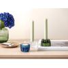 imageVilleroy ampamp Boch Fleur Blue Candleholder 2in1 Blue Glass Candleholder for Tea Lights and PillarTaper Candles HandCrafted Decorative Homeware Glass DishwasherSafe