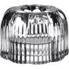 imageVilleroy ampamp Boch Fleur Candleholder 2in1 Clear Glass Candleholder for Tea Lights and PillarTaper Candles HandCrafted Decorative Homeware Glass DishwasherSafe