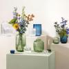 imageVilleroy ampamp Boch Fleur Vase 75 in Clear Dishwasher Safe MouthBlown and Handmade Glass VaseBlue