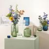 imageVilleroy ampamp Boch Fleur Vase 75 in Clear Dishwasher Safe MouthBlown and Handmade Glass VaseGreen