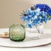 imageVilleroy ampamp Boch Fleur Vase 75 in Clear Dishwasher Safe MouthBlown and Handmade Glass VaseGreen
