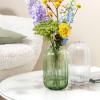 imageVilleroy ampamp Boch Fleur Vase 75 in Clear Dishwasher Safe MouthBlown and Handmade Glass VaseGreen