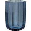 imageVilleroy ampamp Boch Fleur Blue Vase 875 in Blue Dishwasher Safe MouthBlown and Handmade Glass Vase