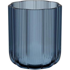 imageVilleroy ampamp Boch Fleur Vase 75 in Clear Dishwasher Safe MouthBlown and Handmade Glass VaseBlue