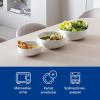 imageVilleroy ampamp Boch Afina Gourmet Large Serving Bowl Premium Porcelain Made in Germany Dishwasher and Microwave Safe 1025x 1025x 4 in Stackable White