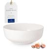 imageVilleroy ampamp Boch Afina Gourmet Large Serving Bowl Premium Porcelain Made in Germany Dishwasher and Microwave Safe 1025x 1025x 4 in Stackable White