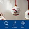 imageVilleroy ampamp Boch  Annual Christmas Edition 2024 Ornament Ball Premium Porcelain Exclusive Collectors Piece 25x25x3 in