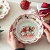 imageVilleroy ampamp Boch  Annual Christmas Edition 2024 Small Bowl Premium Porcelain Exclusive Collectors Piece 65x65x125 in