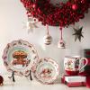 imageVilleroy ampamp Boch  Annual Christmas Edition 2024 Small Bowl Premium Porcelain Exclusive Collectors Piece 65x65x125 in