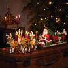 imageVilleroy ampamp Boch Christmas Toys Memory Santas SleighRideWhiteRedBrown