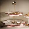 imageVilleroy ampamp Boch Winter Bakery Delight Traystand Porcelain MultiColour 28 x 32 x 85 cm Etagere Christmas ThemeChristmas Theme