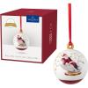 imageVilleroy ampamp Boch  Annual Christmas Edition 2024 Ornament Ball Premium Porcelain Exclusive Collectors Piece 25x25x3 in