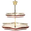 imageVilleroy ampamp Boch Winter Bakery Delight Traystand Porcelain MultiColour 28 x 32 x 85 cm Etagere Christmas ThemeChristmas Theme