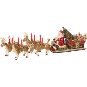 imageVilleroy ampamp Boch Christmas Toys Memory Santas SleighRideWhiteRedBrown