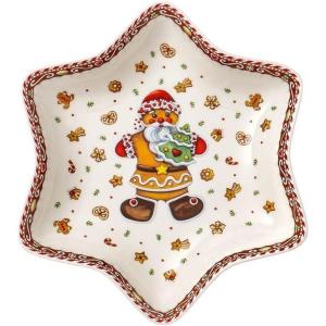 imageVilleroy ampamp Boch Winter Bakery Delight Bowl 375x33x5 cm Multi ColourStar dish  medium  gingerbread