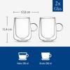 imageVilleroy ampamp Boch Artesano Hot ampamp Cold Beverages Latte Macchiato Glass Large Set of 2 Glasses DoubleWalled Glasses for Cold and Hot Beverages Borosilicate Glass DishwasherSafe MicrowaveSafeTransparent