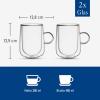 imageVilleroy ampamp Boch Artesano Hot ampamp Cold Beverages Latte Macchiato Glass Large Set of 2 Glasses DoubleWalled Glasses for Cold and Hot Beverages Borosilicate Glass DishwasherSafe MicrowaveSafeTransparent