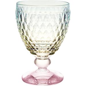 imageVilleroy ampamp Boch Boston Pearl Red Wine Goblet Set of 4 10 ozs Crystal Glass Made in Germany