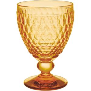 imageVilleroy ampamp Boch Boston Saffron Water Glass Set of 4 135 ozs Made in GermanyYellow