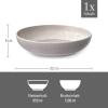 imagePerlemor Sand Pasta Bowl 22x22x5cm