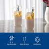 imageVilleroy ampamp Boch  Manufacture Rock Blanc Long Drink Tumbler Set 4 pcs Set of Drinking Glasses for Cocktails and Mocktails 145 oz Crystal Glass Matte White Slate Look