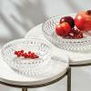 imageVilleroy ampamp Boch Boston Shallow Bowl 95 in Crystal Glass Bowl for Desserts Fruit and Snacks DishwasherSafe Clear