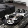 imageVilleroy ampamp Boch Manufacture Rock Blanc Coffee Saucer Elegant Premium Porcelain Dishwasher Safe White