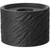 imageVilleroy ampamp Boch  Manufacture Rock Home Candleholder 65 x 65 x 5 cm Premium Porcelain BlackBlack