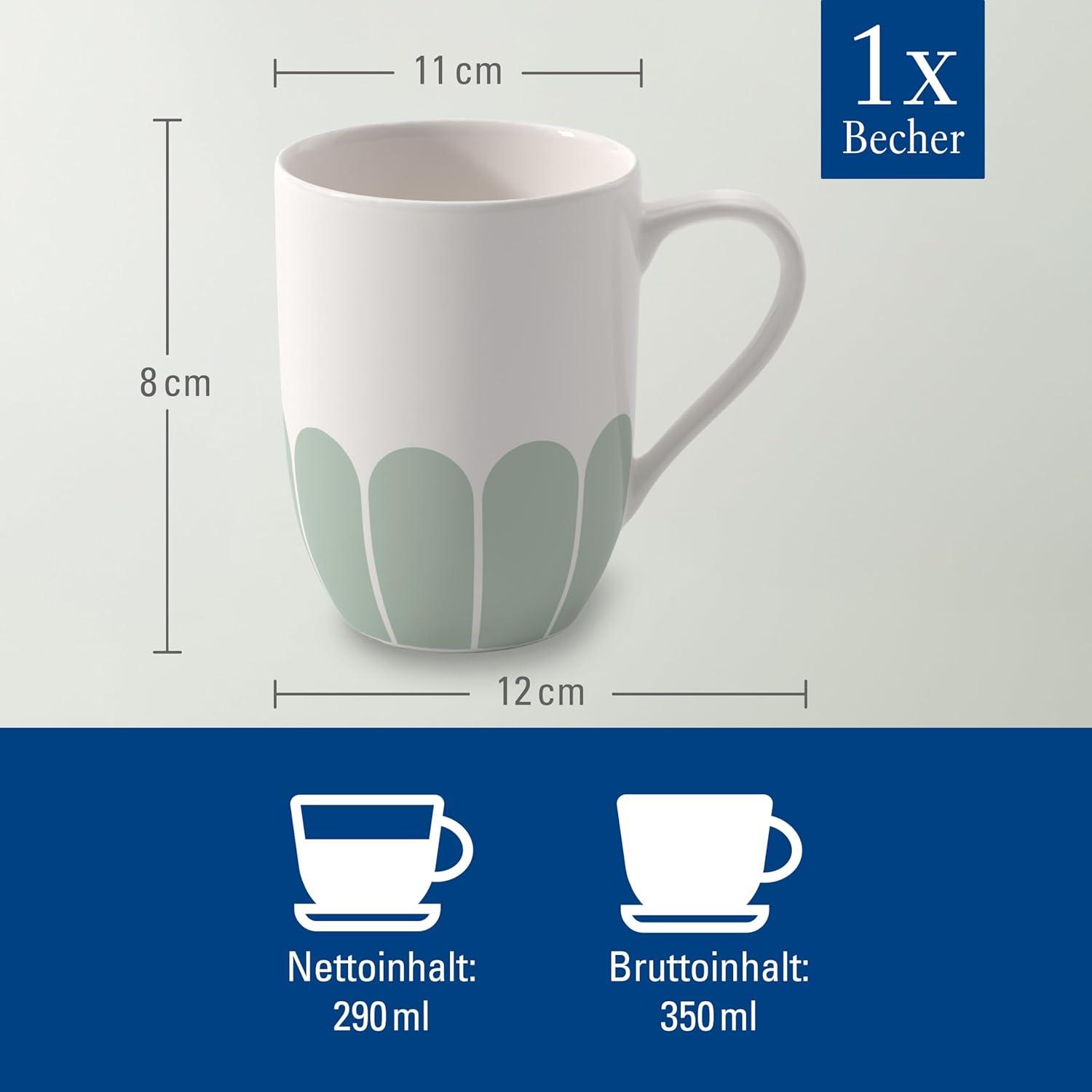 imageVilleroy ampamp Boch  Artesano Hot ampamp Cold Beverages Coffee Mug Set of 2 Glasses DoubleWalled Glasses for Hot and Cold Beverages 9 oz Borosilicate Glass DishwasherSafe MicrowaveSafeGreen
