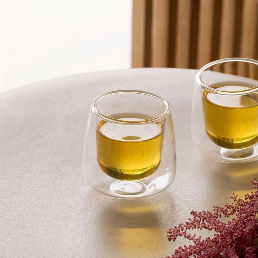 imageVilleroy ampamp Boch Artesano Hot ampamp Cold Beverages Espresso Mug Set of 2 Glasses DoubleWalled Glasses for Cold and Hot Beverages 375 oz Borosilicate Glass DishwasherSafe MicrowaveSafe