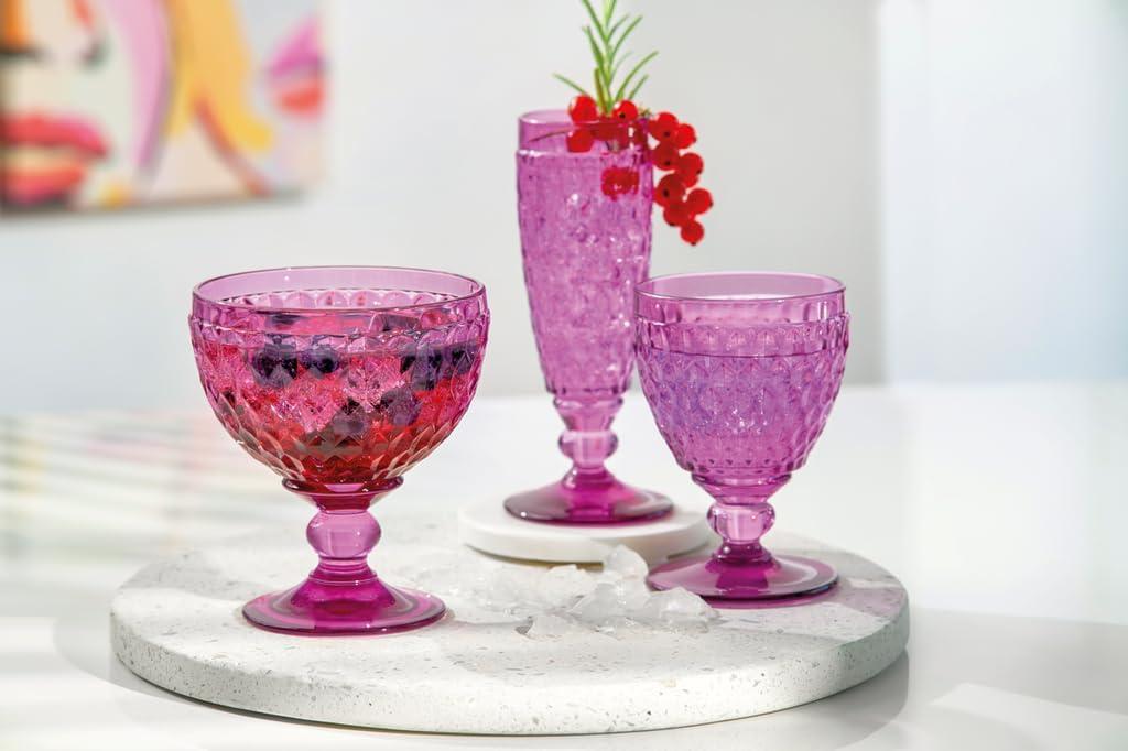 imageVilleroy ampamp Boch Boston Berry Red Wine Glass Set of 4 10 oz Made in GermanyBerry