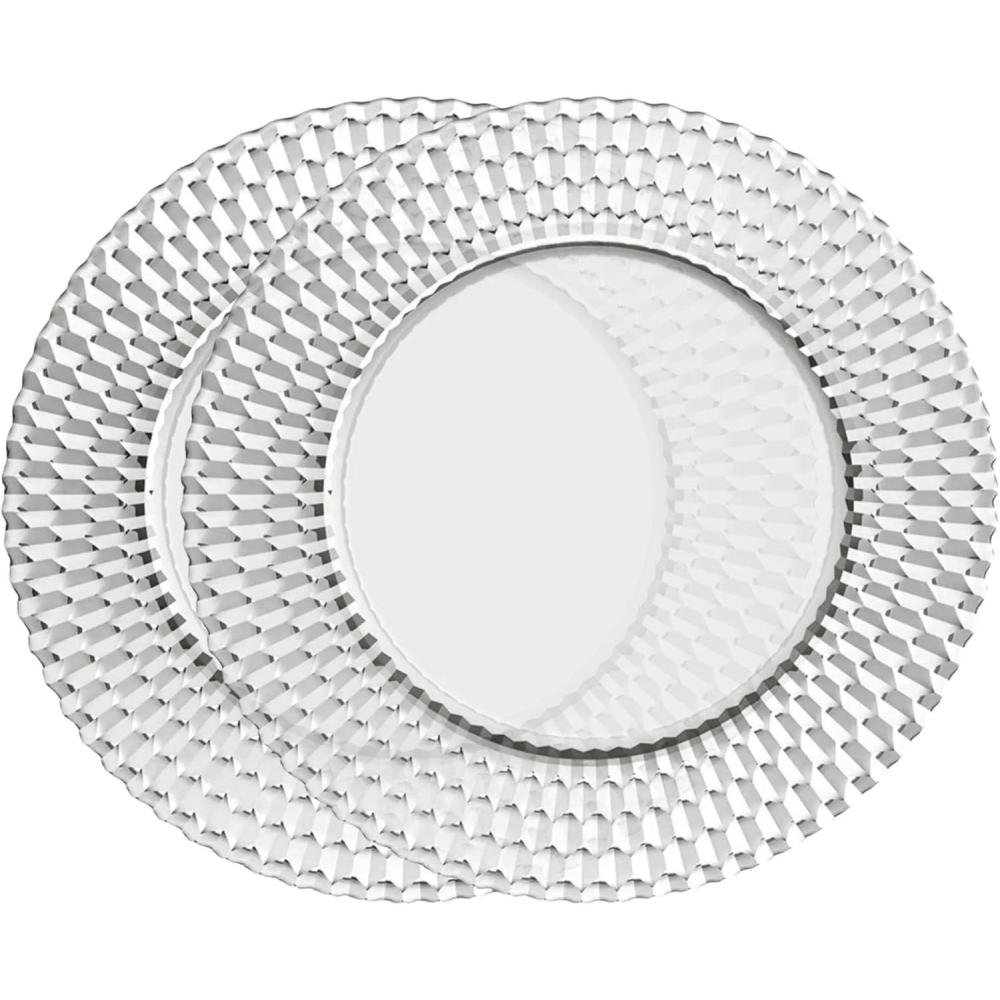 imageVilleroy ampamp Boch Boston Buffet Plate Set of 2Clear