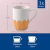 imageVilleroy ampamp Boch  Artesano Hot ampamp Cold Beverages Coffee Mug Set of 2 Glasses DoubleWalled Glasses for Hot and Cold Beverages 9 oz Borosilicate Glass DishwasherSafe MicrowaveSafeYellow