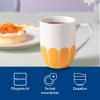 imageVilleroy ampamp Boch  Artesano Hot ampamp Cold Beverages Coffee Mug Set of 2 Glasses DoubleWalled Glasses for Hot and Cold Beverages 9 oz Borosilicate Glass DishwasherSafe MicrowaveSafeYellow