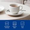 imageVilleroy ampamp Boch Afina Espresso Cup Saucer Premium Porcelain Made in Germany Dishwasher and Microwave Safe 45 in Stackable WhiteClassic