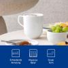 imageVilleroy ampamp Boch Afina Espresso Cup Saucer Premium Porcelain Made in Germany Dishwasher and Microwave Safe 45 in Stackable WhiteMug
