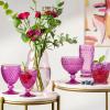 imageVilleroy ampamp Boch Boston Berry Red Wine Glass Set of 4 10 oz Made in GermanyPink
