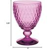 imageVilleroy ampamp Boch Boston Berry Red Wine Glass Set of 4 10 oz Made in GermanyPink