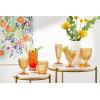 imageVilleroy ampamp Boch Boston Saffron Long Drink Glass Set of 4 135 oz Crystal Glass for Cocktails Made in Germany DishwasherSafe Yellow